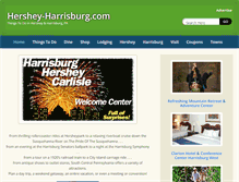 Tablet Screenshot of hershey-harrisburg.com